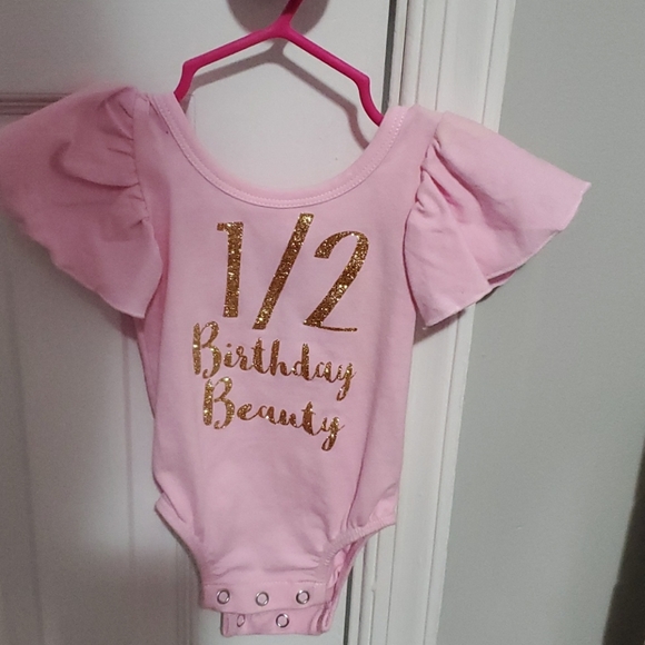 Pink bodysuit for girls - Picture 1 of 2